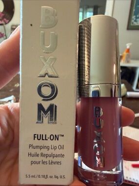 BUXOM Full-On Plumping Lip Oil — Dolly Mauve Rose NIB 👄